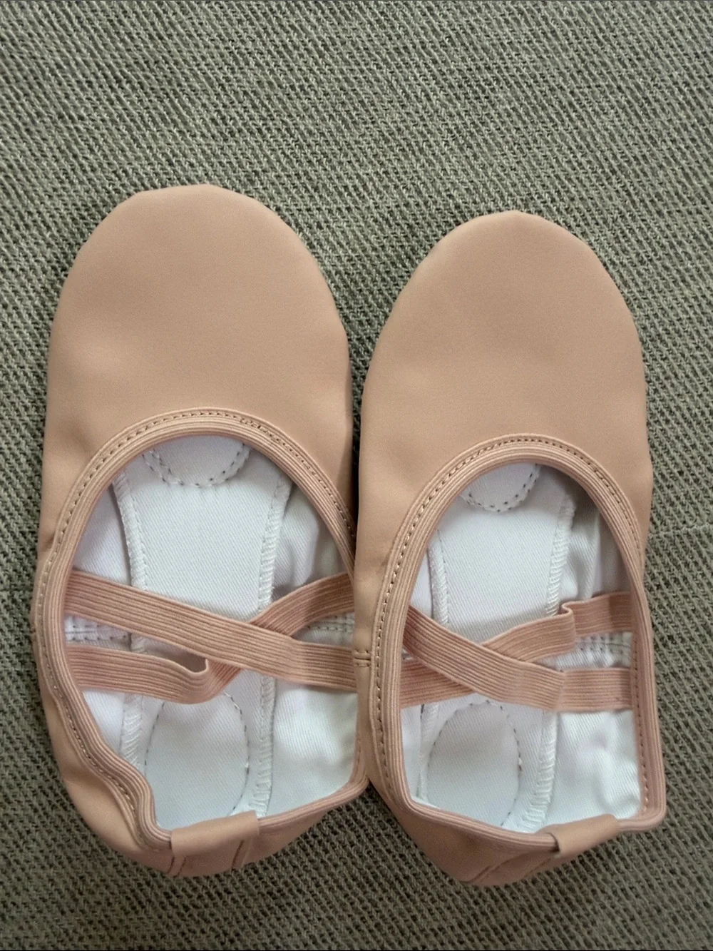 Kids Ballet Shoes in Nude Pink